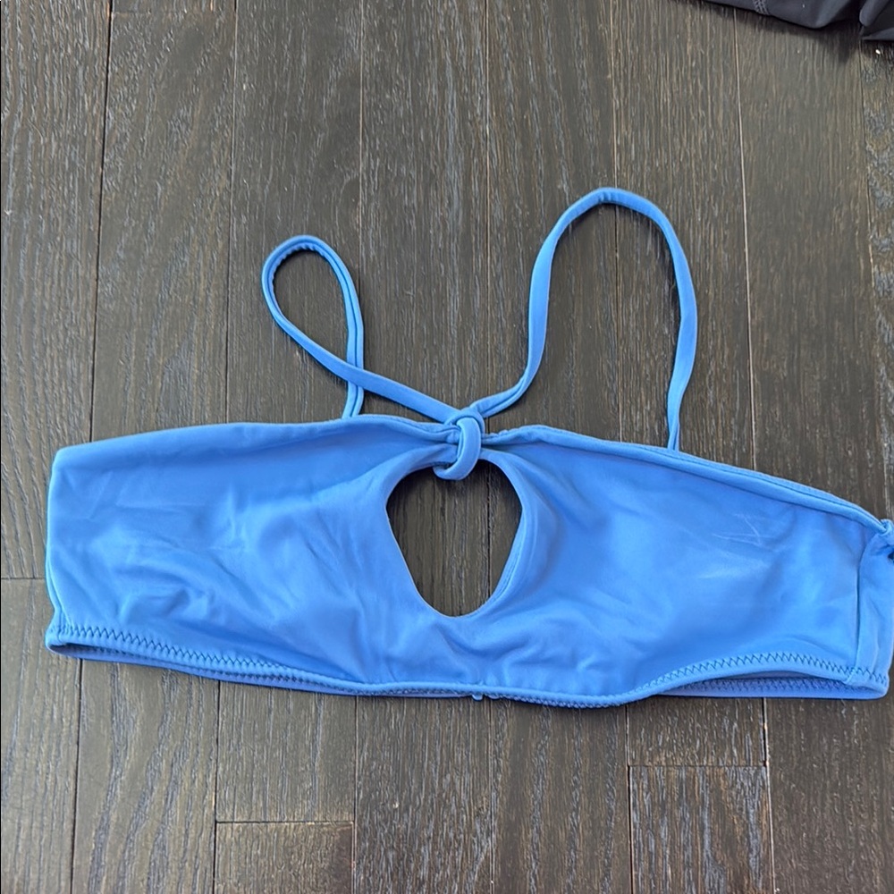 PacSun Storm Reid Collection Blue Swim Top